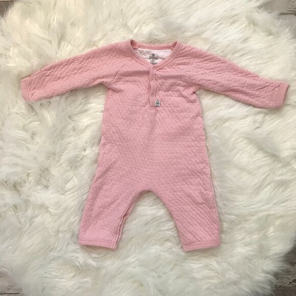 HONEST Pink Onesie for Baby Girl SIZE 3-6M - Picture 1 of 4